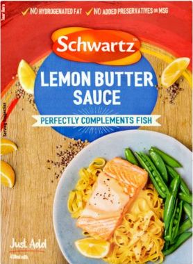 Schwartz Sachets - Lemon Butter Salmon Sauce 6 x 38g